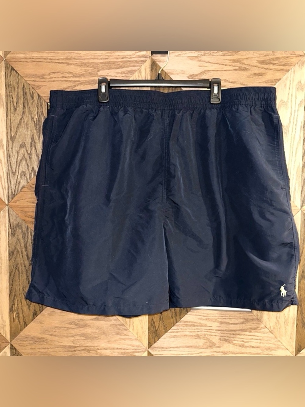 Polo Ralph Lauren Swim Trunks Mens Big & Tall Navy Blue Pony Logo Shorts Size 4X